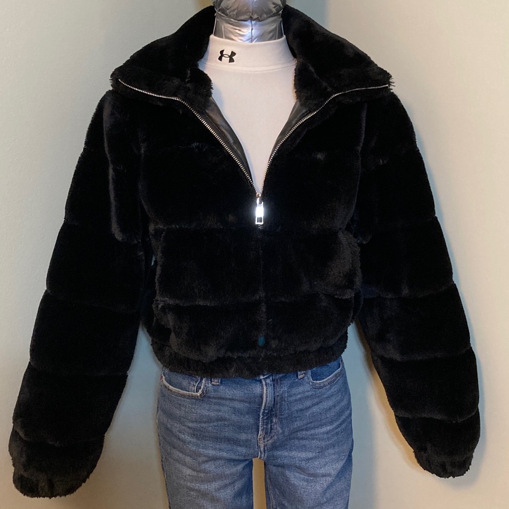 Garage Women's Black Teddy Jacket